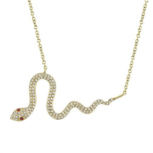 14k oro giallo diamante rubino - 14k,