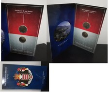 MONACO MINIBLISTER 1 E 2 EURO ANNO 2001 FDC