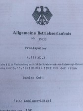 Spoiler anteriore Zender VW