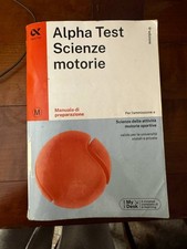 libri alpha test scienze motorie 2024/25