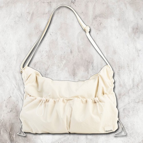Borsa nylon beige bianca - borsa,