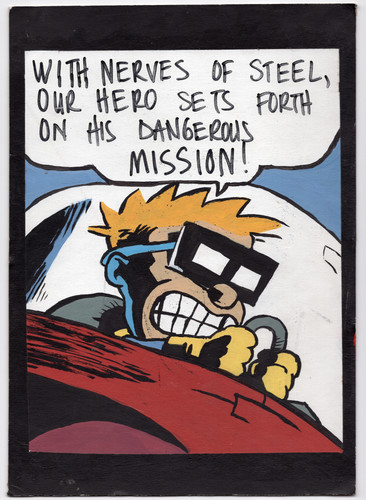 Calvin and hobbes - hobbes, spaceman