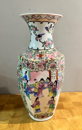 Grande vaso porcellana rosa - in,