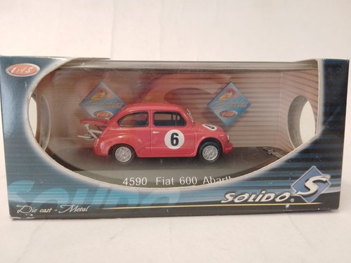 Solido fiat 600 - fiat, red
