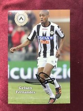 Autogramm GELSON FERNANDES-Udinese Calcio 12/13-NS SCHWEIZ-Ex-ManCity/Sion