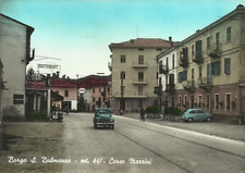 Borgo S. Dalmazzo- Cuneo, Auto, Insegne varie, viaggiata.