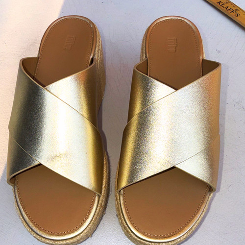 Sandali fitflop oro pelle - sandali,