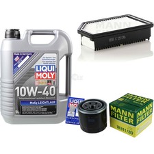 KIT TAGLIANDO FILTRO OLIO LIQUIDO MOLY 5L 10W-40 per KIA RIO III UB 1.4 CVVT Soul