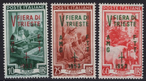 Trieste zona 1953 fiera di - a,