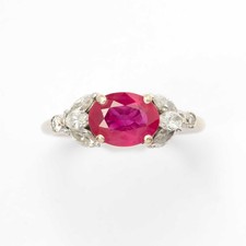 Vintage 18ct White Gold Ring