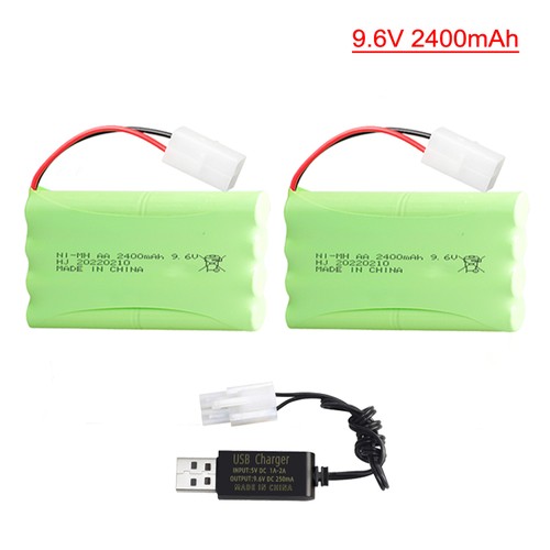 2pcs 2400mah 8aa nimh - 2pcs,