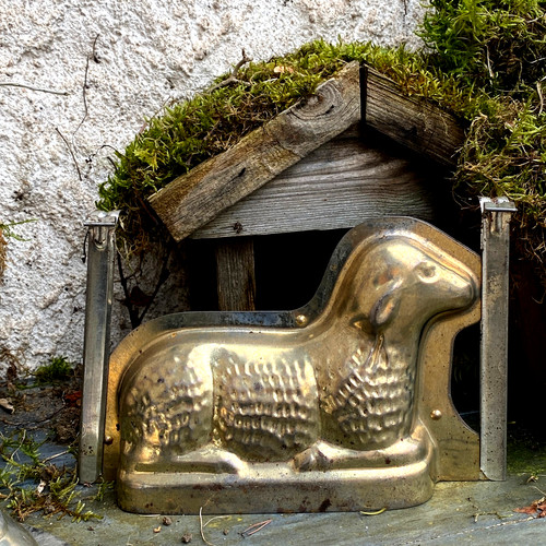 Ancien moule agneau 2 - ancien,