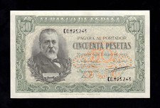 F.C. 50 PESETAS 1940 , SERIE C