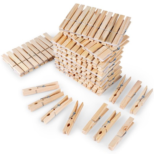 Mollette bucato bambu legno - bambu,