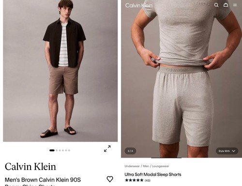 Pantaloncini chino calvin - pantaloncini,