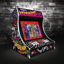 Spiderman Bartop Arcade Side