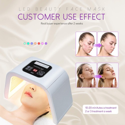 Maschera viso led terapia - led,
