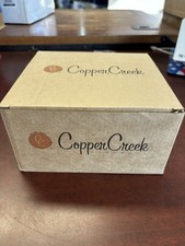 Maniglia porta letto/bagno Copper Creek moderna toscana bronzo pulsante privacy