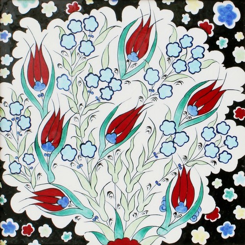 Pannello ceramica mosaico - , di
