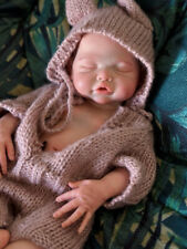 Bambola neonato in silicone morbido corpo intero 18 pollici realistica che dorme bambole bambina