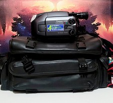 Videocamera compatta VHS-C JVC GR-AXM750U, funzionante, senza batteria