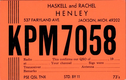 Kpm7058 radio qsl - kpm7058,
