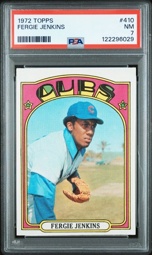 1972 topps psa fergie - psa, nm