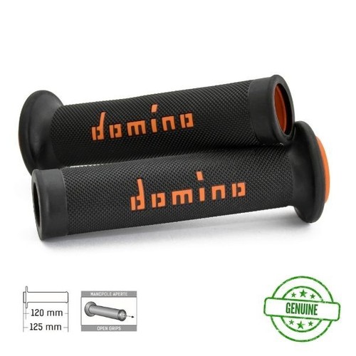 Manopole domino nero arancione - manopole,