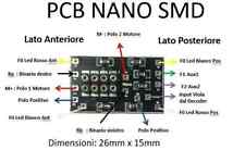 Scheda PCB Universale Nano SMD Decoder DCC presa Nem 652 - ogni Loco DC - H0