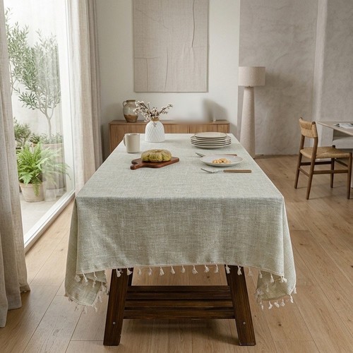 Copritavolo misto lino slub - lino,