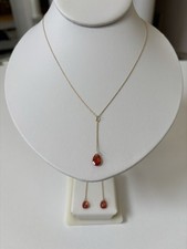 Set orecchini collana gocce