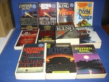 Stephen King LOTTO 11 LIBRI Christine Misery IT Pet Sematary Stagioni diverse