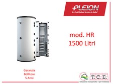 Accumulo Puffer con Scambiatore Solare e ACS Pipe in Tank - PLEION mod HR 1500 L