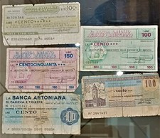 ZZ MINI ASSEGNI ANNI 70 CINQUE