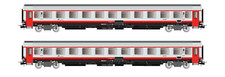 RIVAROSSI HR4355 Set 2 carrozze 2a classe Z1  “Frecciabianca”, livrea bianca