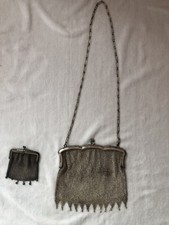 Antica borsetta a maglia in