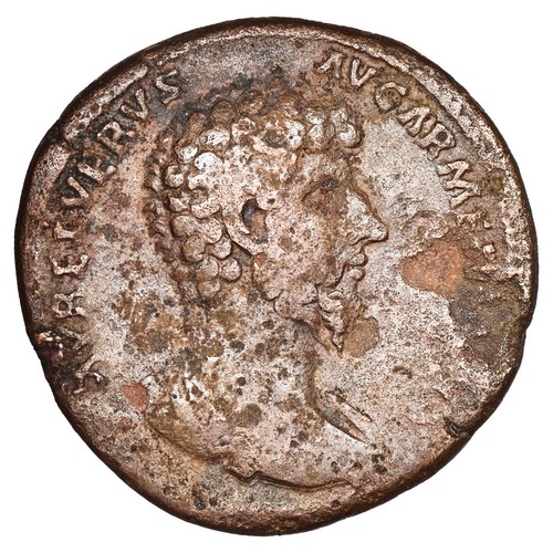 Moneta romana lucius vérus - moneta,