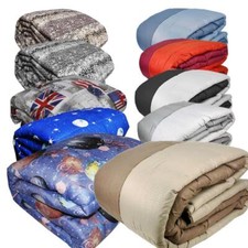 Trapunta piumone invernale letto singolo matrimoniale double face 350 gr italy