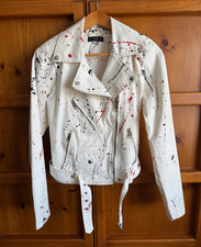 Giacca Moto Diesel Bianco