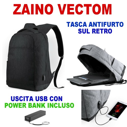 Zaino antifurto porta - antifurto, usb