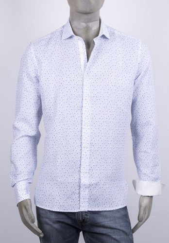 Camicia milano con stampa a - con,