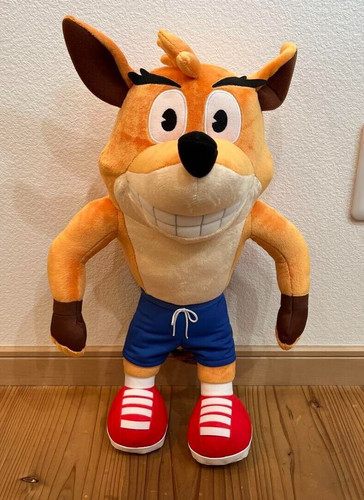 Crash bandicoot big plush 45cm - bandicoot,