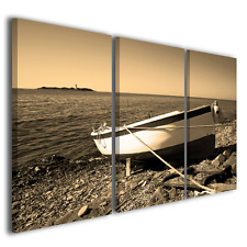 Quadri moderni Gozzo barche pesca ristorante stampe su tela canvas