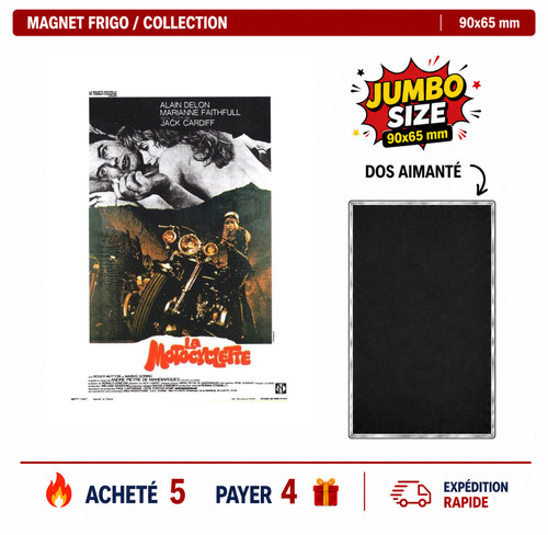 Magnet frigo alain delon - magnet,