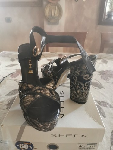 Tacchi neri oro numero 40 - tacchi,