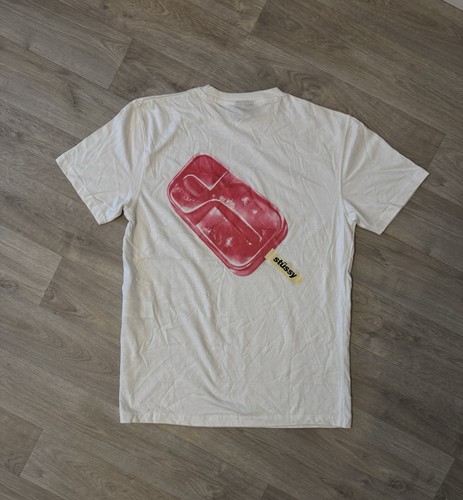 Shirt stussy popcicle - t-shirt, bianca