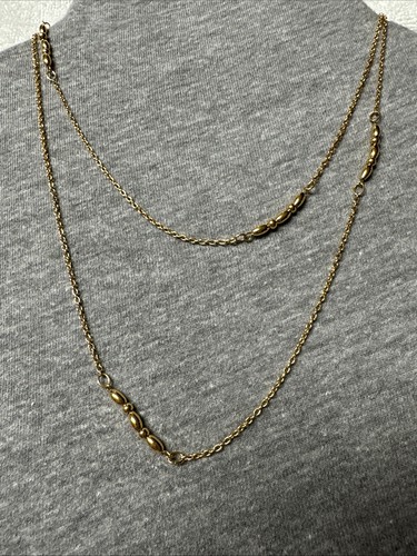 Collana catena perle tono - , oro