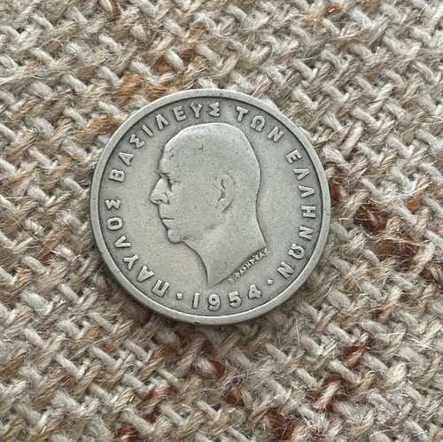 Moneta apaxmai grecia 1954 - apaxmai,