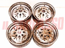 CERCHI RUOTA IN FERRO SPORTIVI 4 x 12 FIAT 500 D F L R 126 ABARTH GIANNINI