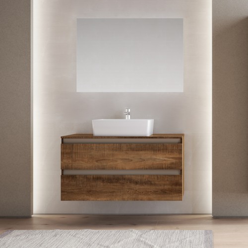 Mobile bagno sospeso - , rovere
